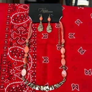 Tanja Creations Necklace & Earrings Set, 16”with a 2” Extension